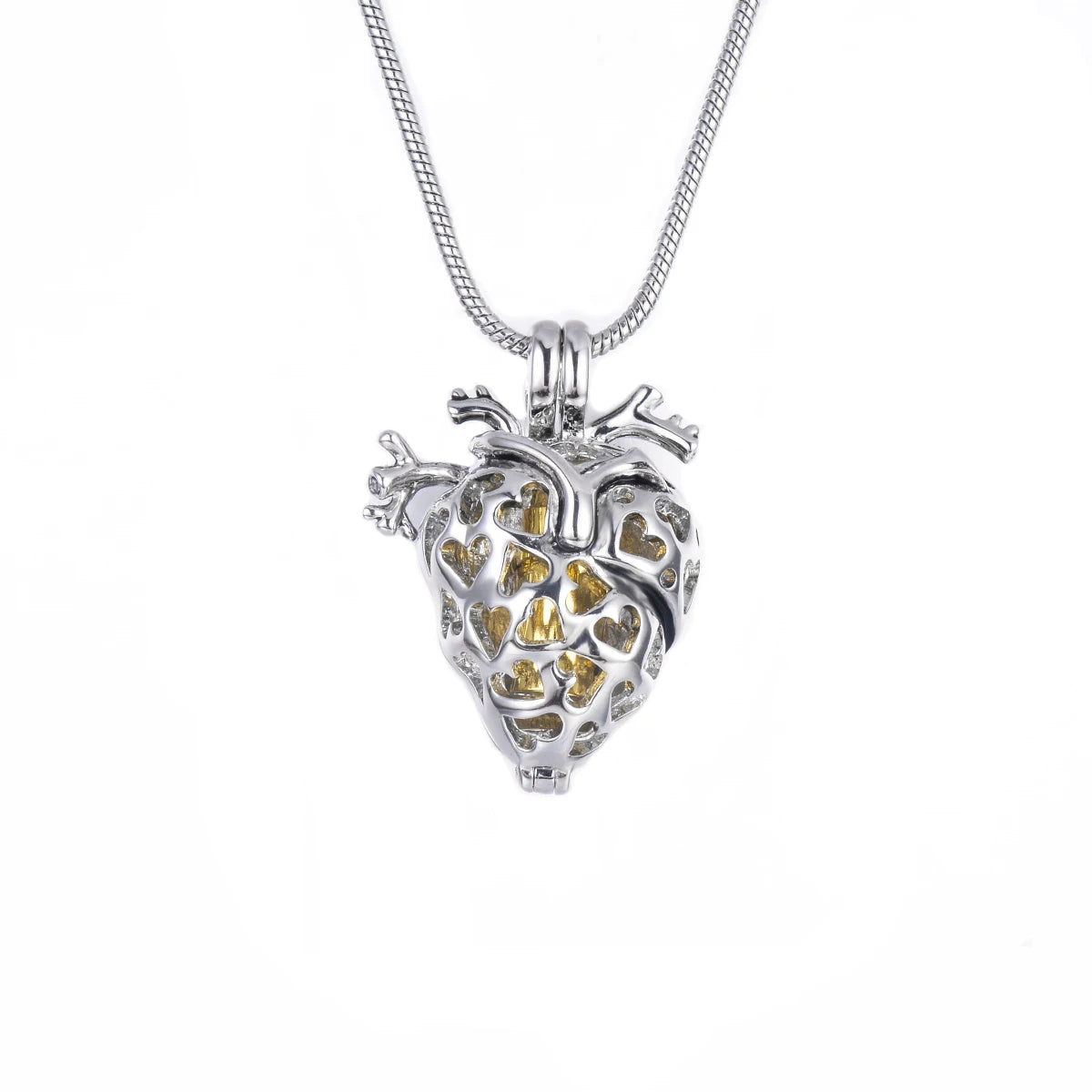 Eternity Keepsake Urn Necklace | White Gold Plated