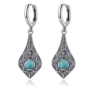 Natural Stone Bohemian Drop Earrings | Kyanite & Moonstone | Assorted Designs