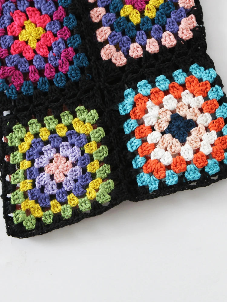 New Handmade Crochet Patchwork Hippie Pants | Free Size