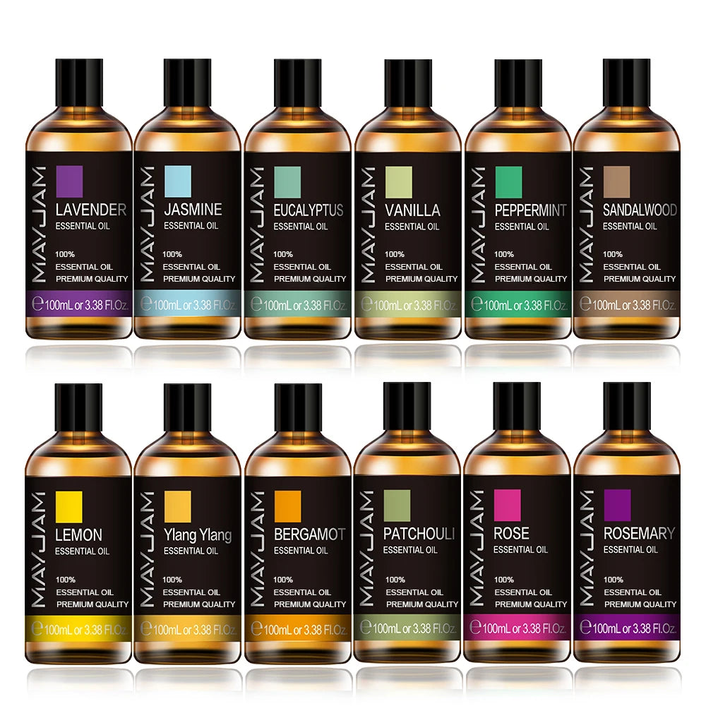 100ml Pure Plant Extrat Essential Aromatherapy Oils | 28 Options