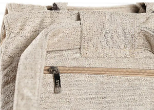 Cool Retro Styled Messenger Bag | Cotton + Linen