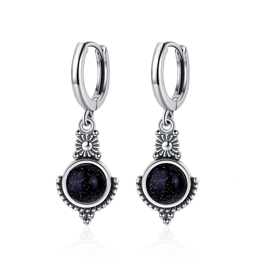 Natural Stone Bohemian Drop Earrings | Kyanite & Moonstone | Assorted Designs