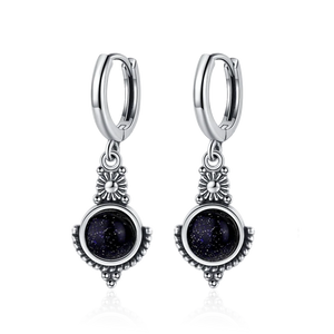 Natural Stone Bohemian Drop Earrings | Kyanite & Moonstone | Assorted Designs