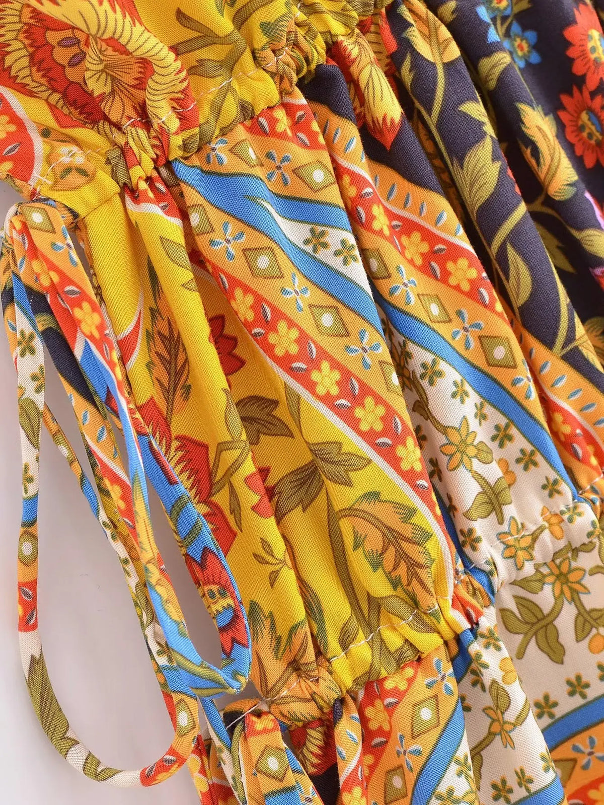 Bright Hippie Styled Overall Romper | Various Colours | Sizes S-L