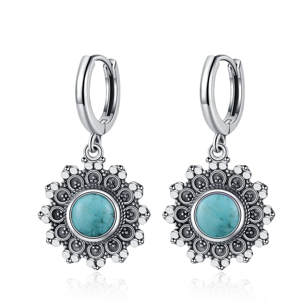 Natural Stone Bohemian Drop Earrings | Kyanite & Moonstone | Assorted Designs