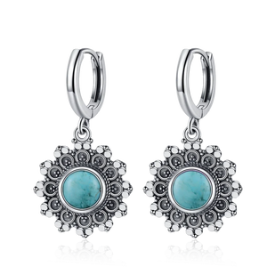 Natural Stone Bohemian Drop Earrings | Kyanite & Moonstone | Assorted Designs