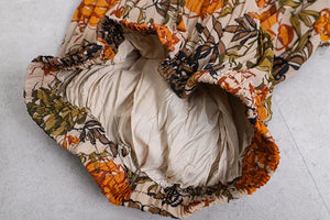 Bohemian Hippie Floral Maxi Skirt | Pleated A-Line Layered Elastic Waist | 4 Colour Options | One Size