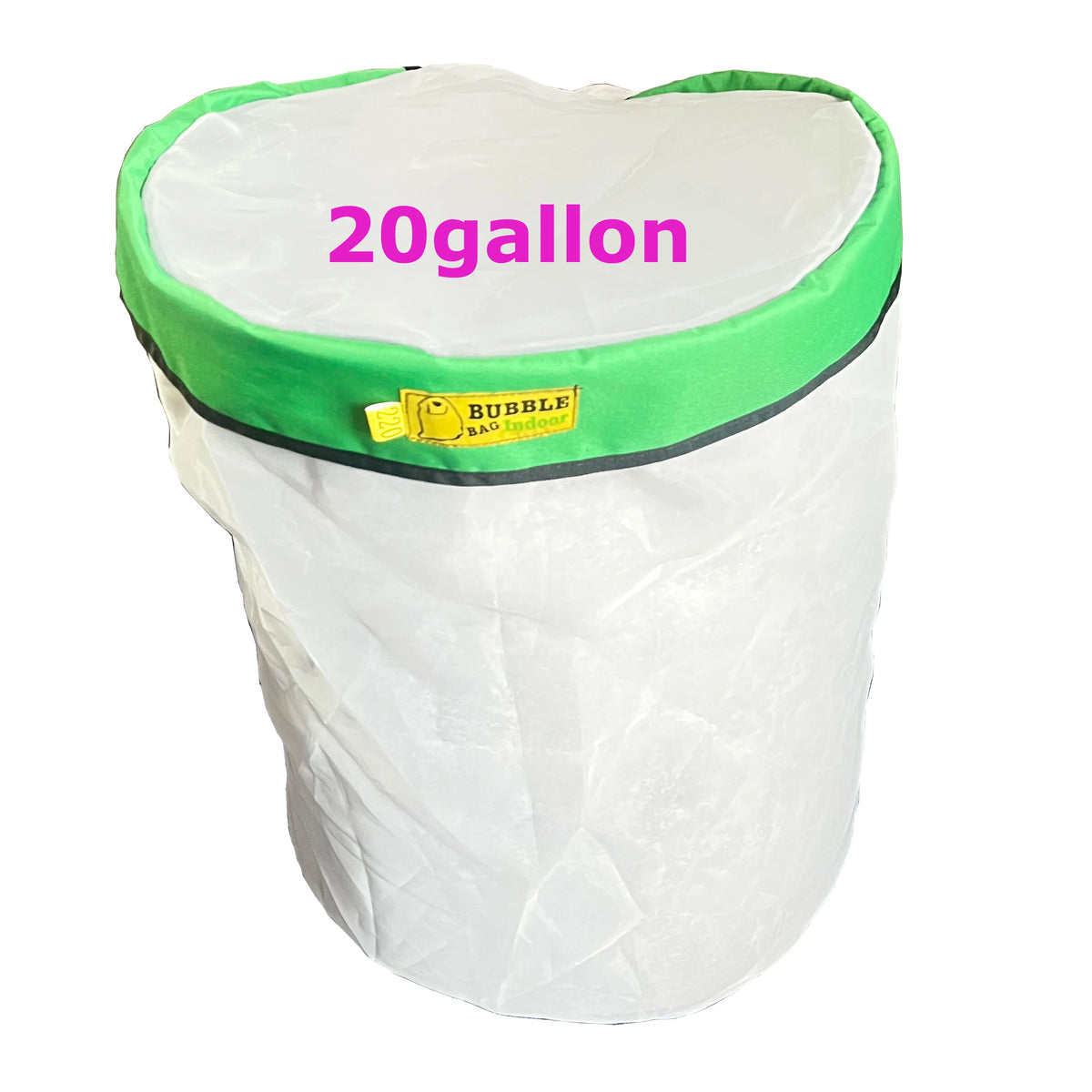 20 Gallon All-Mesh Bubble Bag | 220 Micron | Zipper Material Bag for Washing Machines | 40x60cm