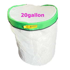20 Gallon All-Mesh Bubble Bag | 220 Micron | Zipper Material Bag for Washing Machines | 40x60cm