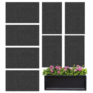 Automatic Plant Watering Capillary Mats | 8 Pack | Reusable Felt Basket Liners