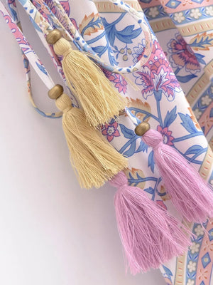 Bright Hippie Styled Overall Romper | Various Colours | Sizes S-L