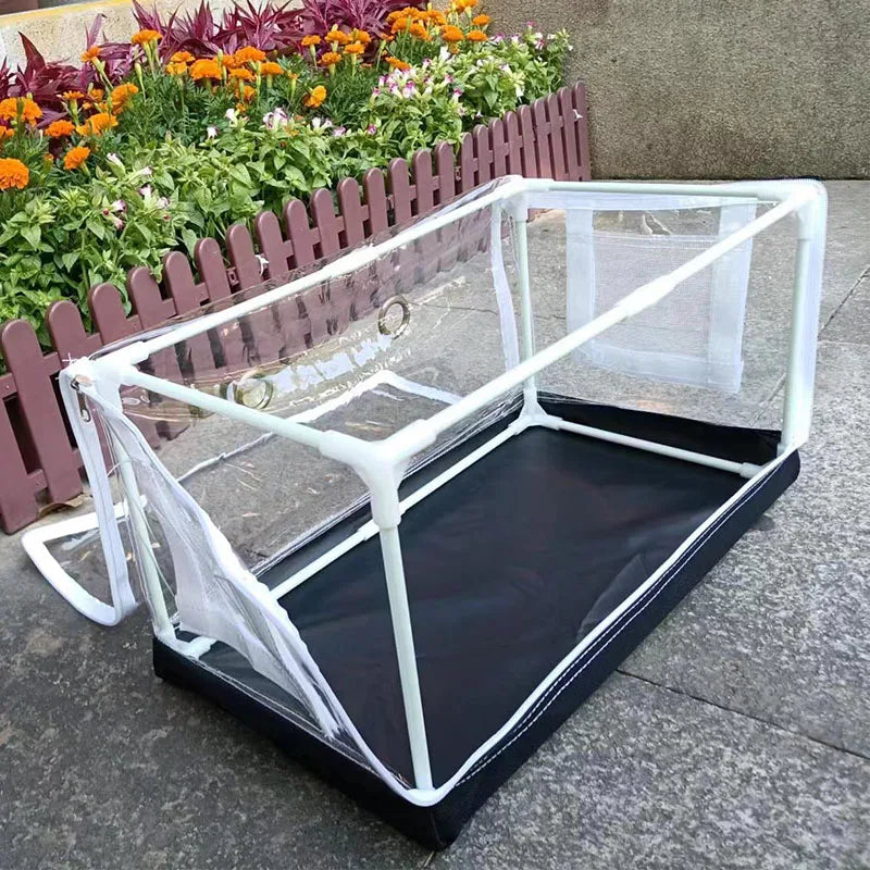 Home Gardening Greenhouse Shed | Waterproof Mini Grow Tent | For Mushrooms, Vegetables & Succulents | 50×25×25cm | Front or Side Opening