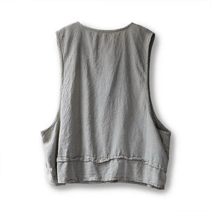 Women's Vintage Bohemian Spring Vest | Lace Up | Free Size