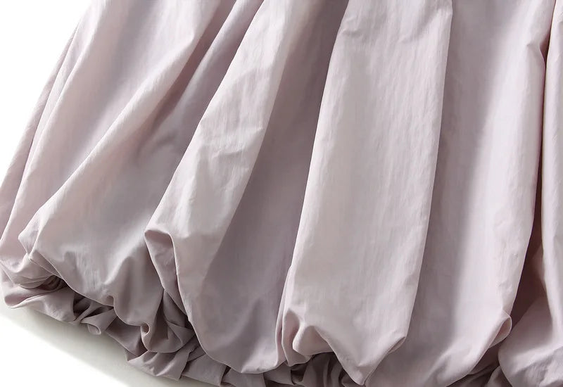 Solid Coloured High Waisted Skirt | Double Layered | Various Colours