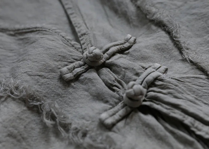 Women's Vintage Bohemian Spring Vest | Lace Up | Free Size