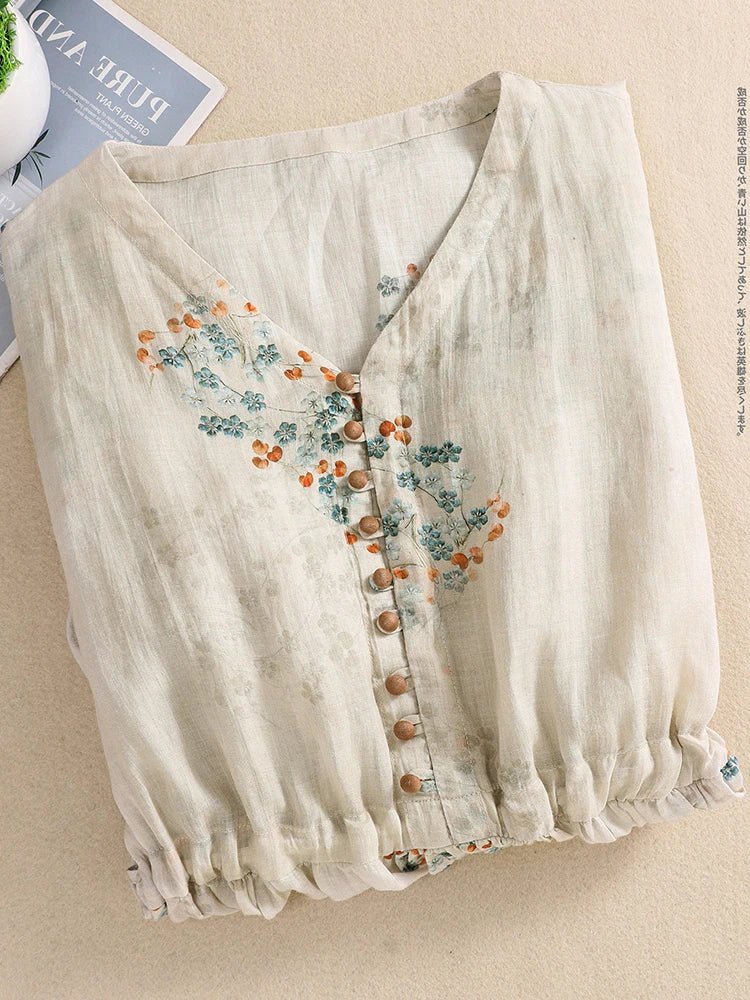 Bohemian Hippie Women's Long Beach Dress | Vintage Floral Print | Elastic Waist | V - Neck Casual Summer Robe | S - 2XL