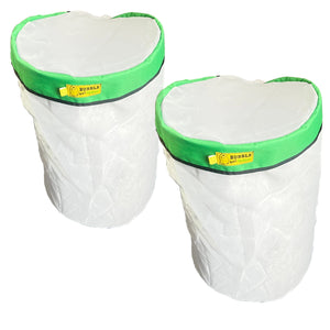 20 Gallon All-Mesh Bubble Bag | 220 Micron | Zipper Material Bag for Washing Machines | 40x60cm