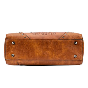 Western Hippie Styled Leather Shoulder Bag | 4 Colour Options