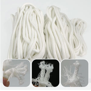 Self-Watering Wick Cord | 5m DIY Plant Irrigation Rope for Holiday Watering | 4mm / 5mm / 6mm – Acrylic Cotton