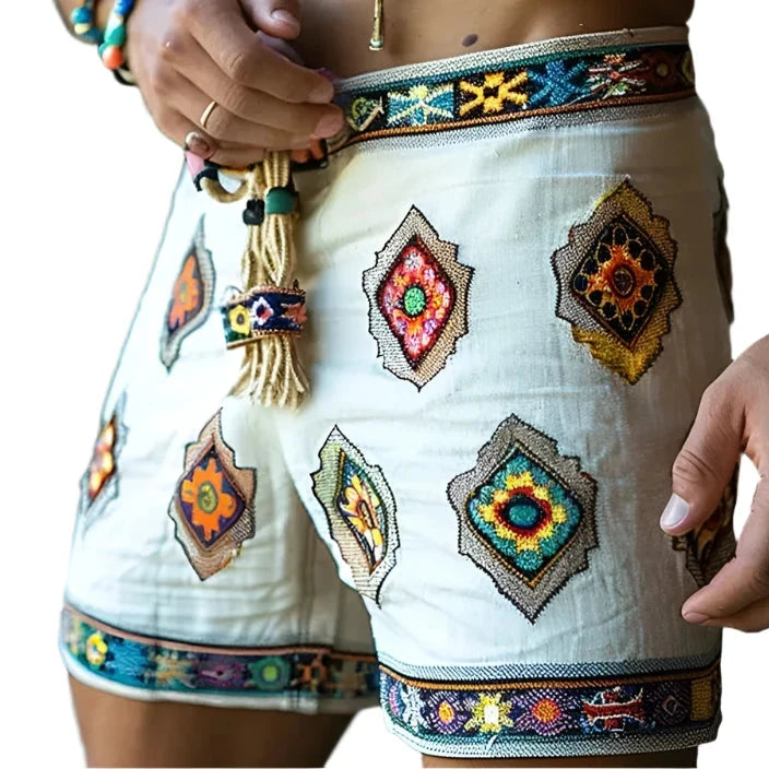 Cool Men's Bohemian Shorts | Multi Coloured | Sizes S-3XL