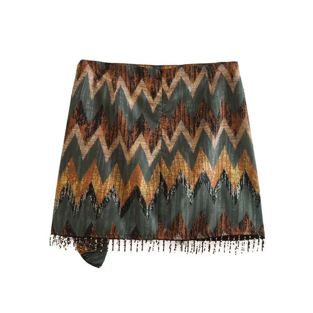 Women's Earth Goddess Festival Mini Skirt | Sizes S-L