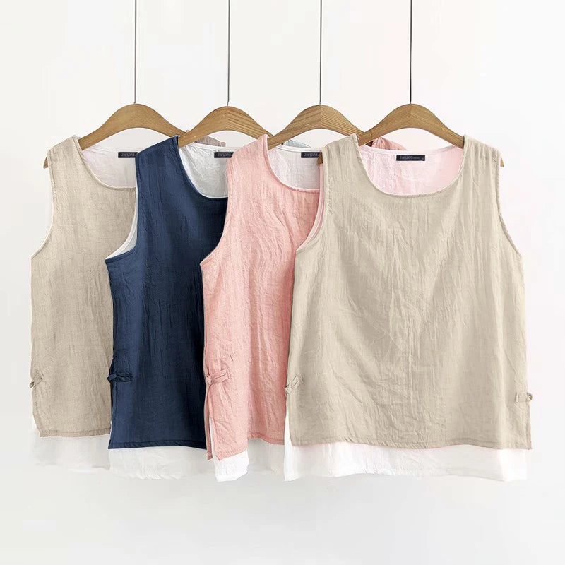 Women's Casual Summer Top | O-Neck Tank Top | Various Colours | Sizes S-3XL
