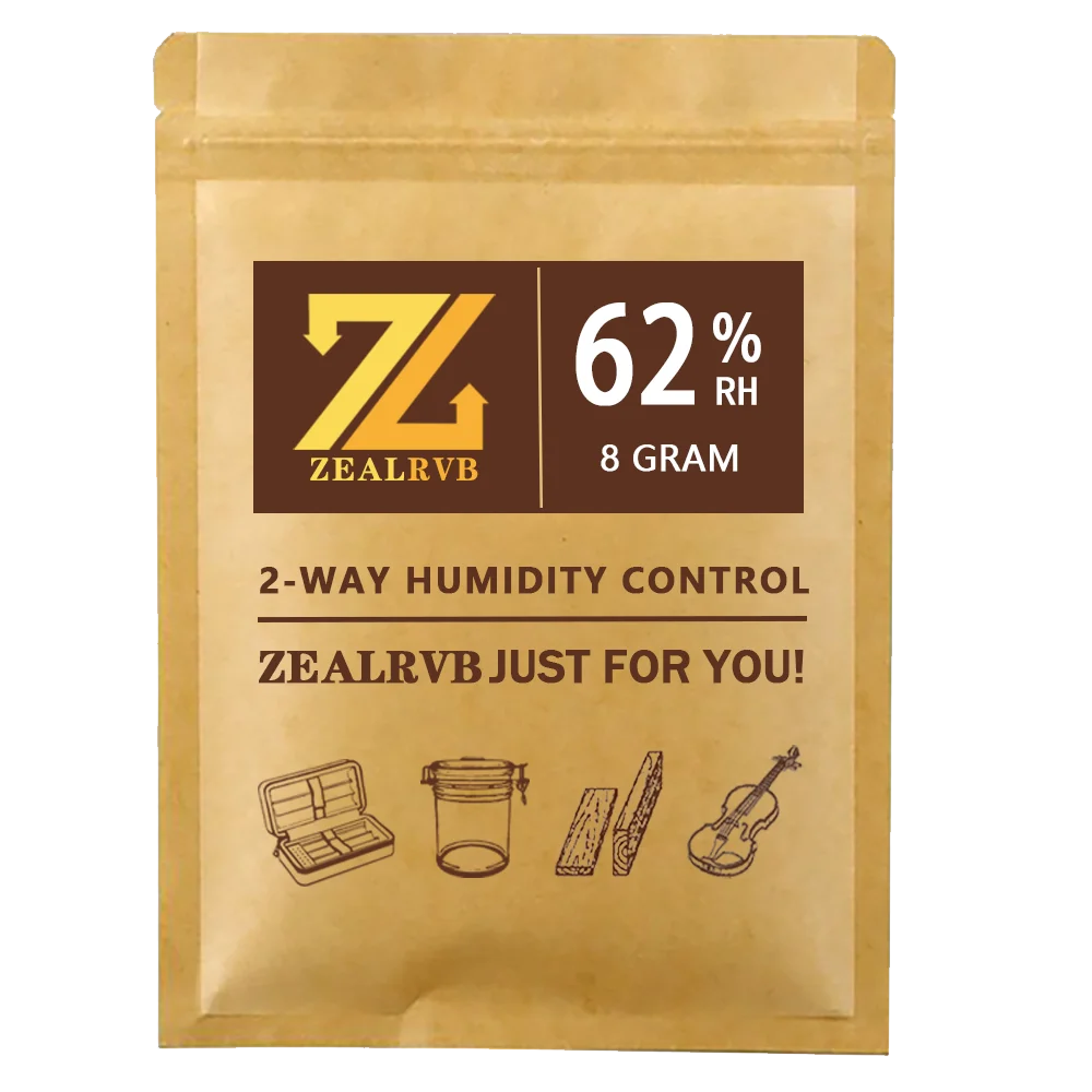 Humidity Control Packs |  62% 8 Grams | 20 Pack
