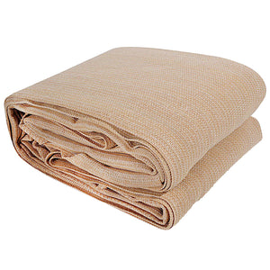 Instahut Shade Sail | 2x4m Rectangle | 280GSM 98% | Sand Shade Cloth