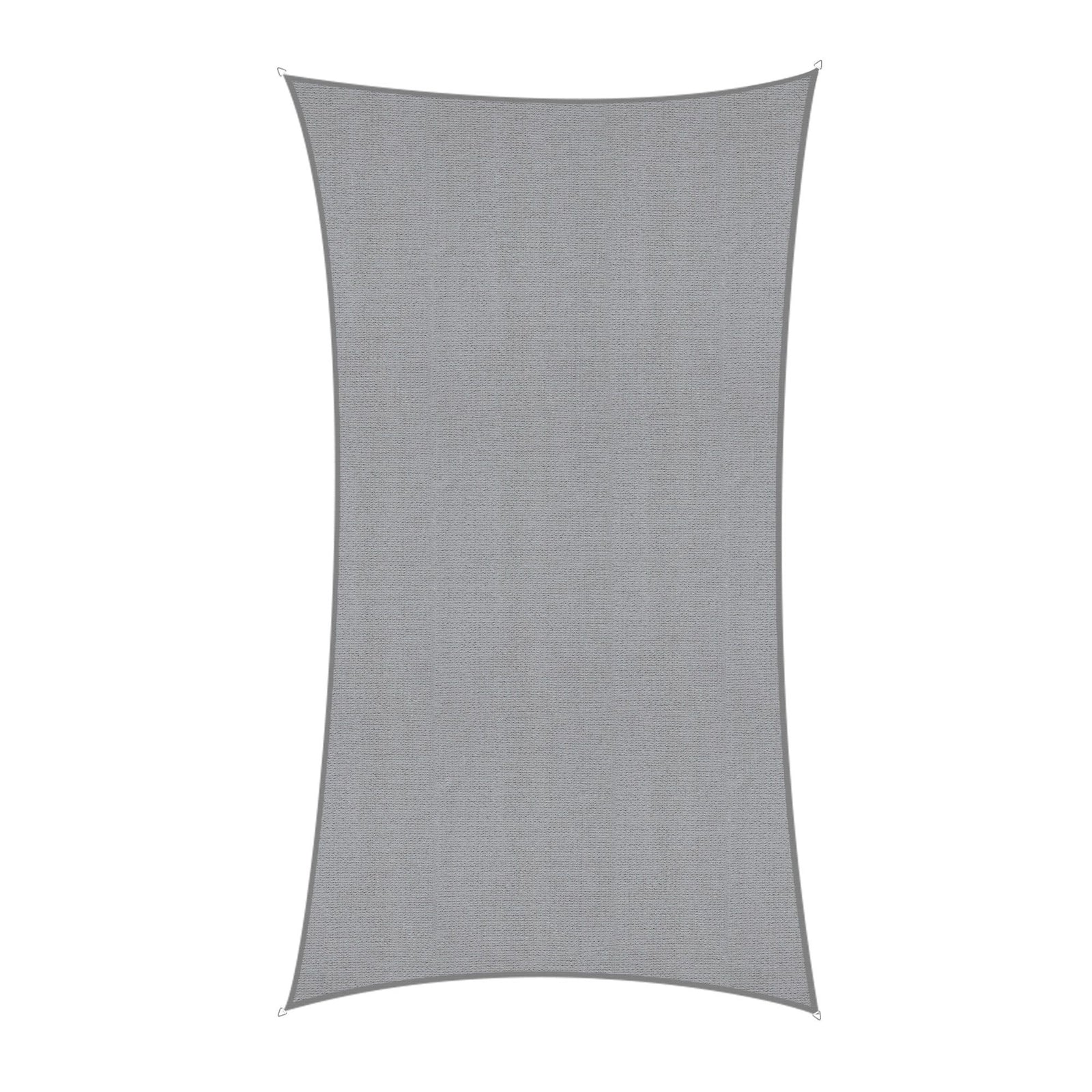 Shade Sail | Rectangle Outdoor Canopy | 2 x 5m | Grey
