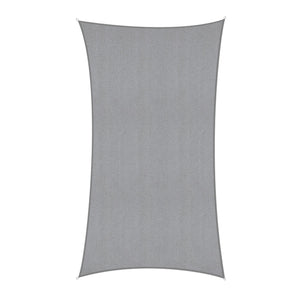 Instahut Sun Shade Sail Cloth 98% UV Block Outdoor Canopy Rectangle 2X5M Grey