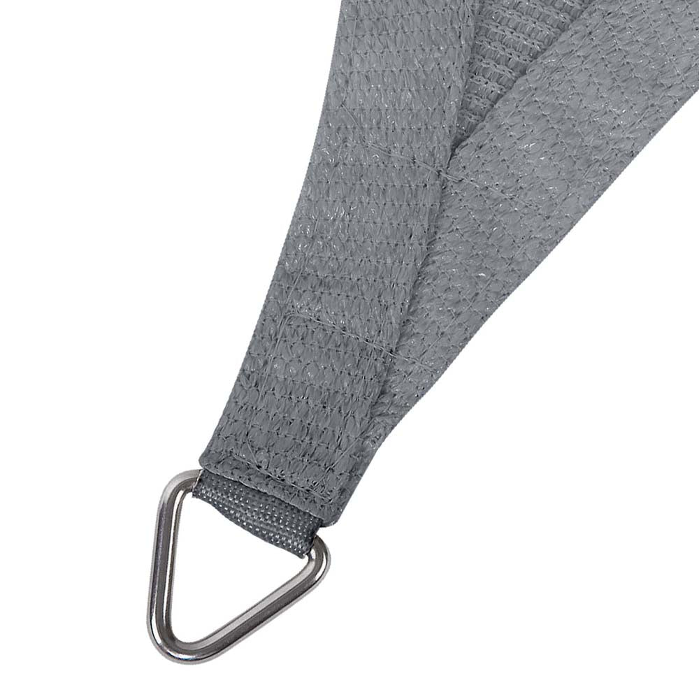 Instahut Shade Sail | 3x3m Square | 280GSM 98% | Grey Shade Cloth