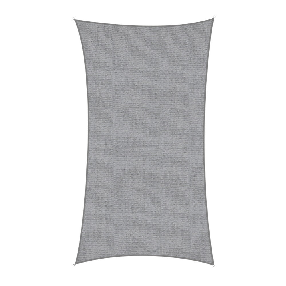 Instahut Sun Shade Sail 280gsm | Rectangle 4x6m UV Resistant Shadecloth Canopy | Beige
