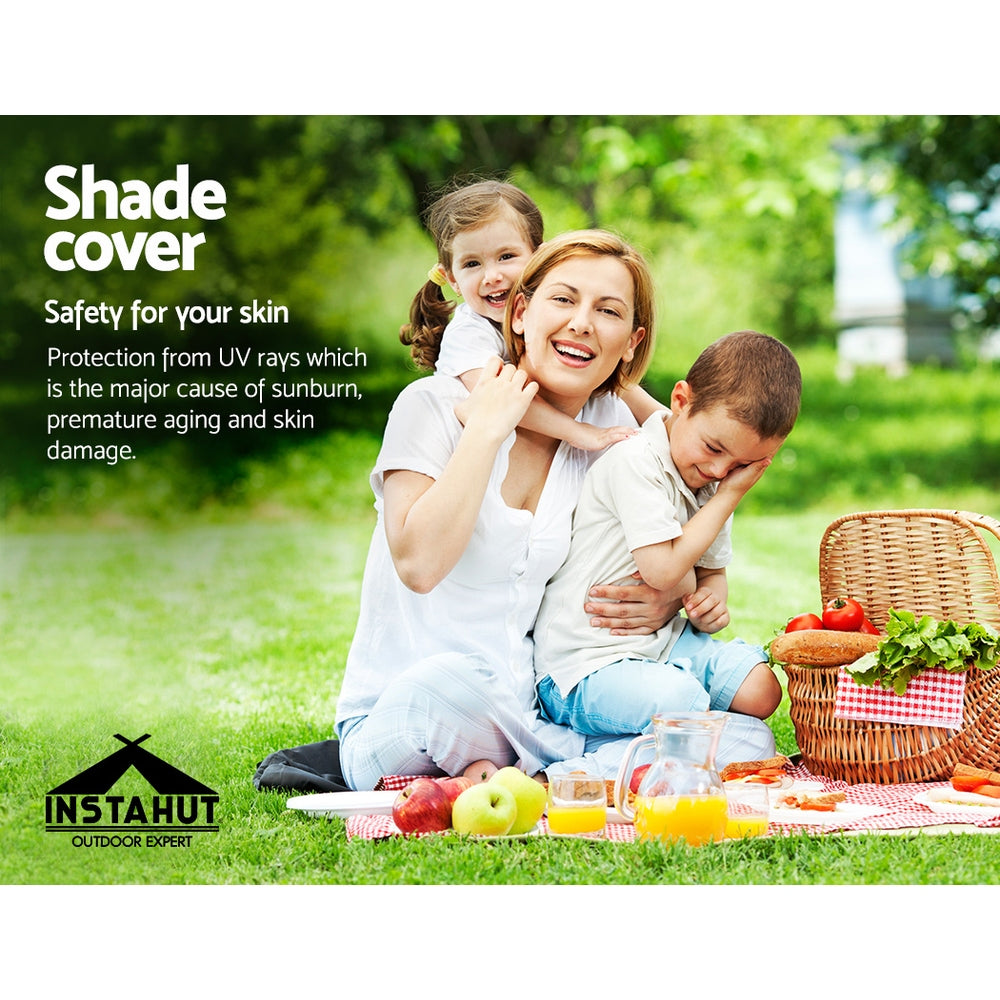 Shade Sail | 6x6x6m | Triangle | 280GSM | 98% | Grey Shade Cloth