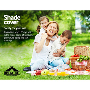 Shade Sail | 6x6x6m | Triangle | 280GSM | 98% | Grey Shade Cloth