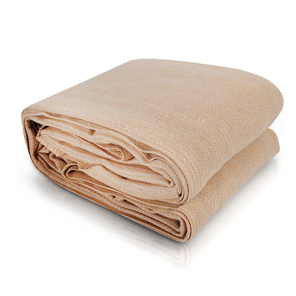 Instahut Shade Sail | 2.5x3m Rectangle | 280GSM 98% | Sand Shade Cloth