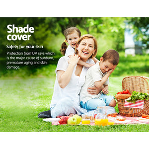 Shade Sail | 4x6m | Rectangle | 280GSM | 98% | Black Shade Cloth