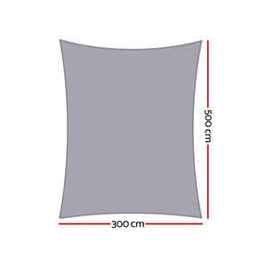 Instahut Shade Sail Canopy | Waterproof | 220GSM | 3x5M