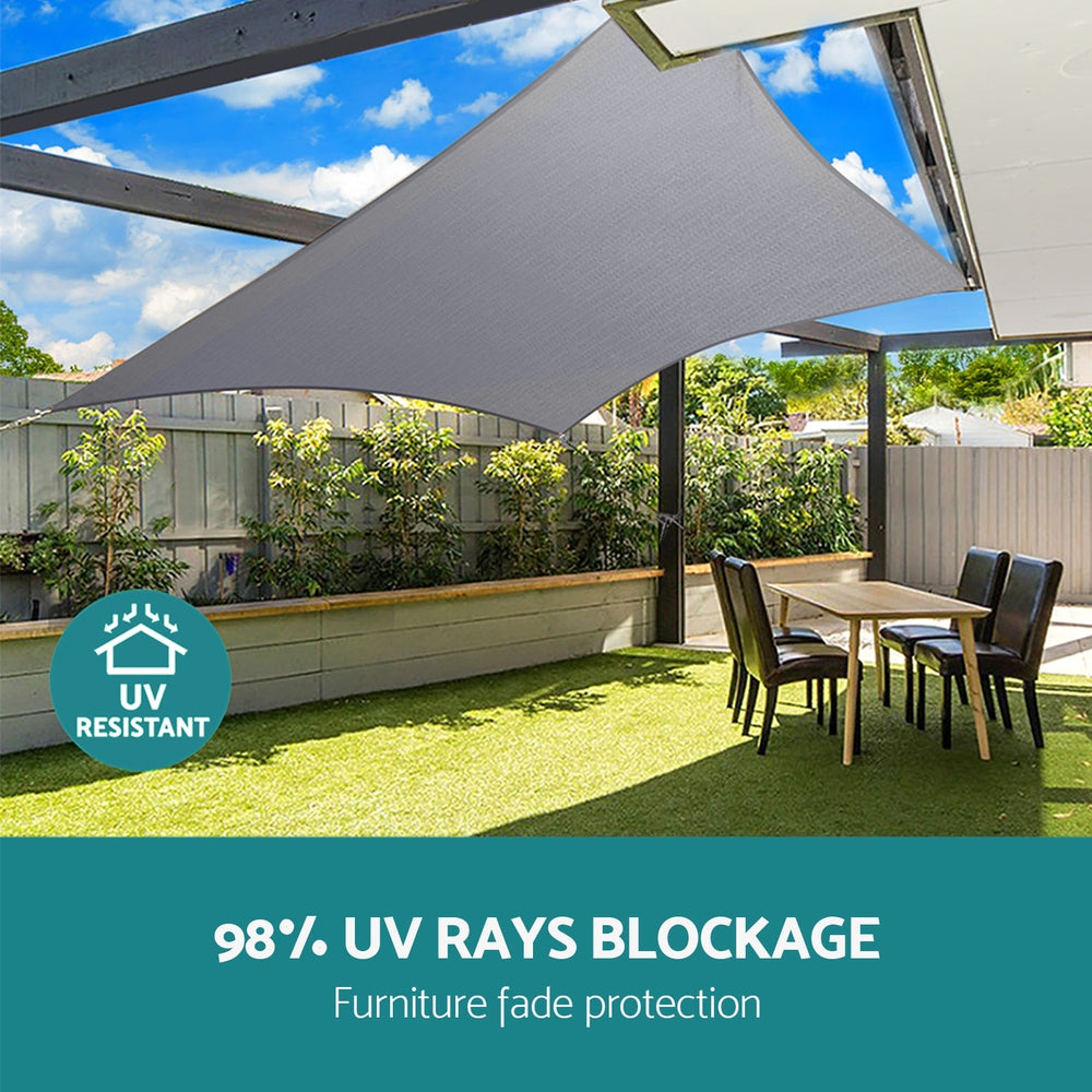 Instahut Shade Sail Canopy | Waterproof | 220GSM | 3x5M