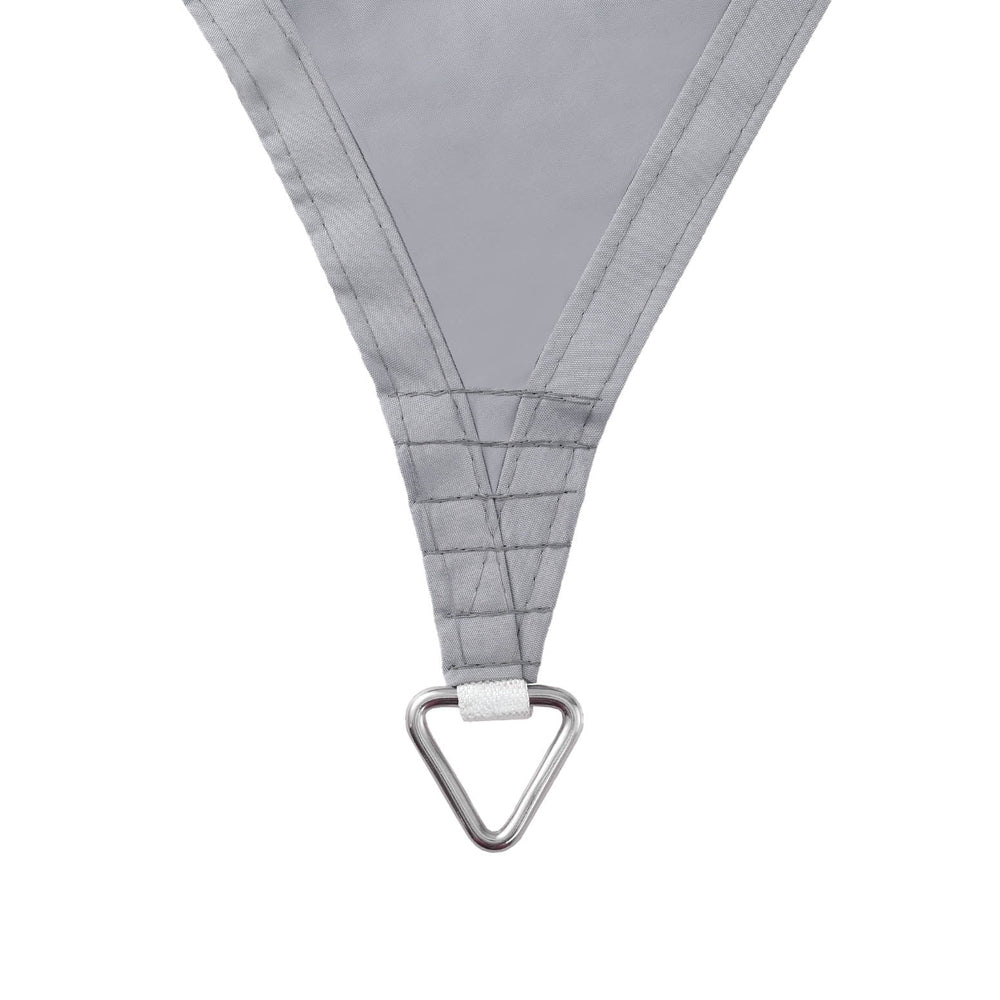 Instahut | Waterproof Shade Sail | Shade Cloth Triangle Canopy | 220GSM | 4x4x4m