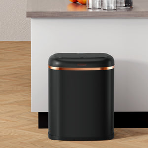Devanti Sensor Bin | 38L | Motion Activated | Black