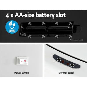 Devanti 82L Motion Sensor Bin | Rubbish Automatic | White