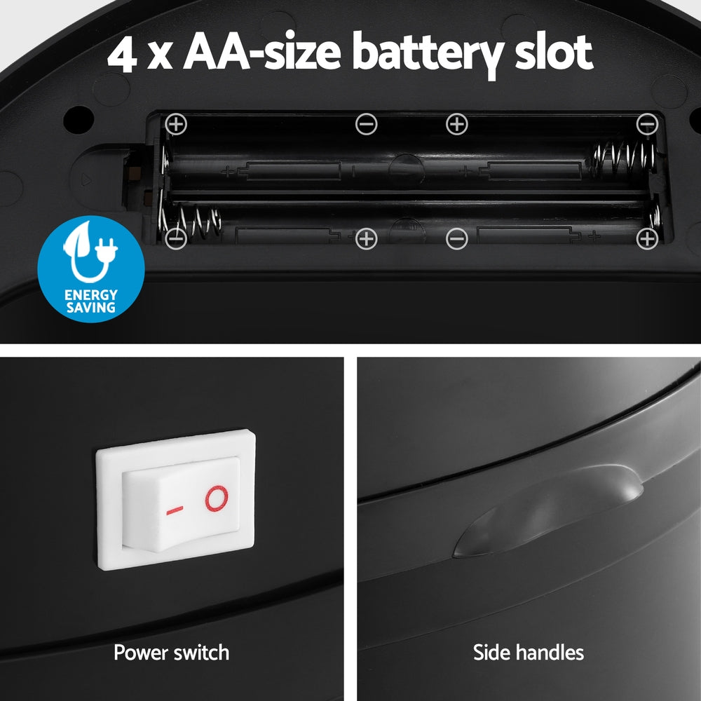 Sensor Bin | Motion Activated | 9L | Automatic Trash Can | Black