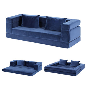 Pull-Out Sofa Bed | Foldable Lounge Chair | Convertible Mattress