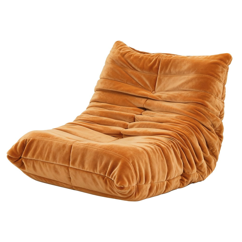Lazy Floor Sofa Chair | Foam Pouffe Recliner | Accent Lounge Couch