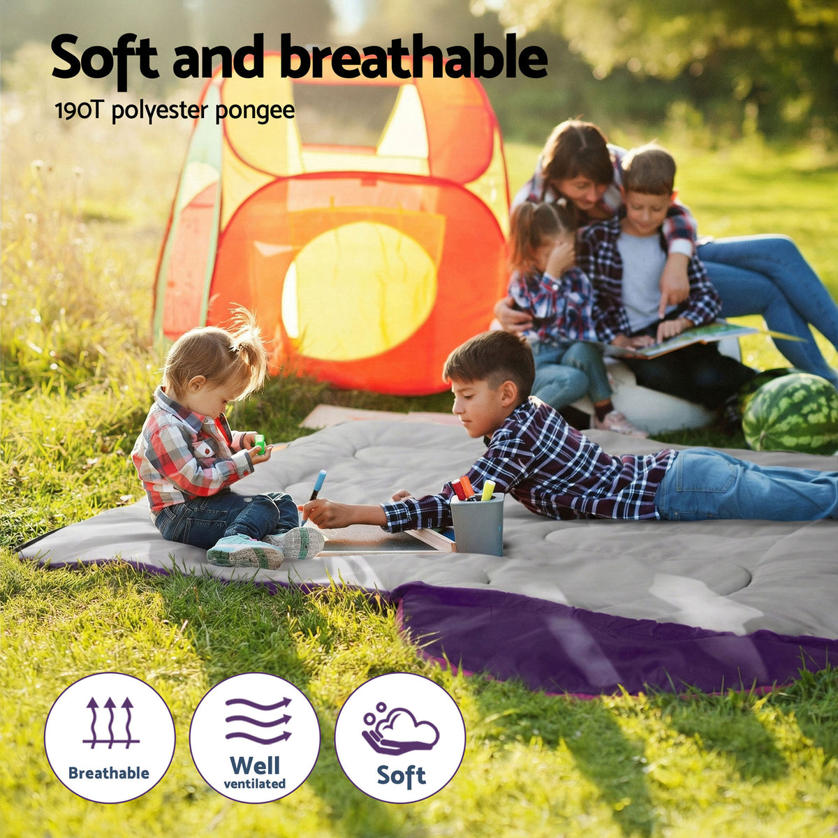 Kids Sleeping Bags Set of 2 | 172cm Single | Thermal Camping & Hiking