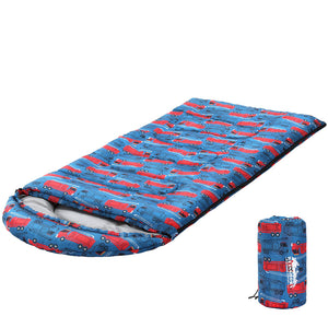 Kids Sleeping Bag | Single | 180cm | Thermal Camping & Hiking | Blue