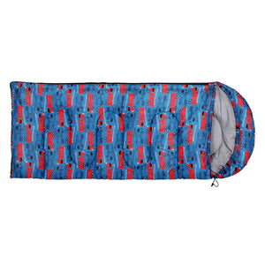 Kids Sleeping Bag | Single | 180cm | Thermal Camping & Hiking | Blue