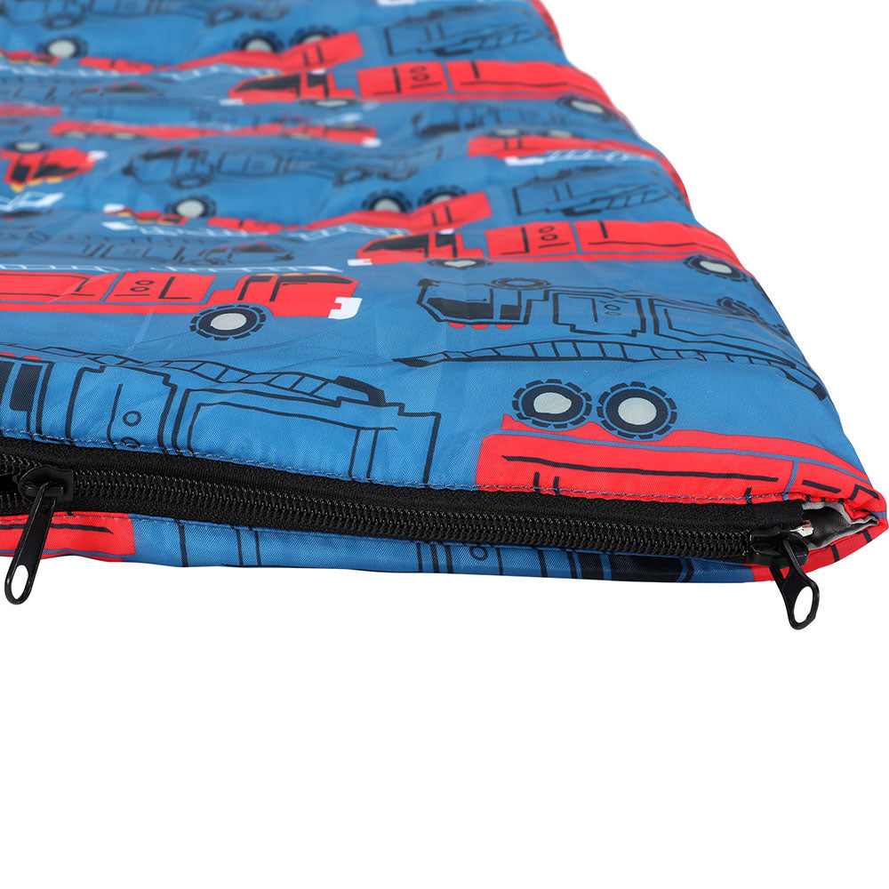 Kids Sleeping Bag | Single | 180cm | Thermal Camping & Hiking | Blue