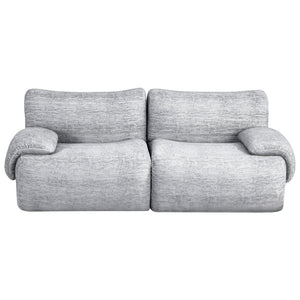 2 Seater Modular Sofa | Sectional Couch Bed | No Assembly | Grey