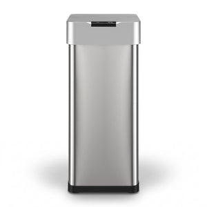 Devanti 50L Motion Sensor Bin Rubbish Bins Kitchen Automatic Trash Can Silver